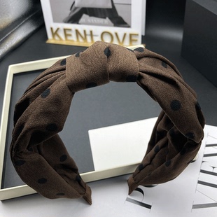 Kenlove复古时尚新款发卡发箍女高颅顶宽边打结头饰宽边压发头箍