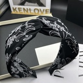 Kenlove 黑色高级感发卡发箍女时尚 气质发捆头饰宽边压发洗脸头箍