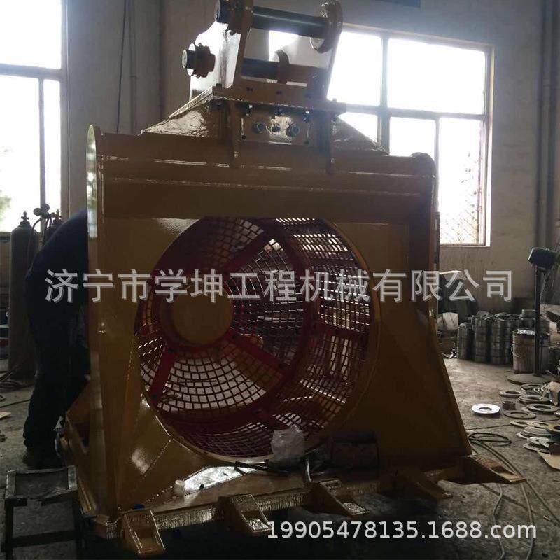 厂价直销旋转筛分斗 滚筒筛分斗 挖机筛分机