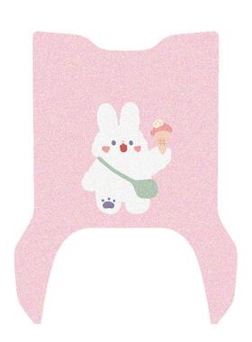 适用爱玛爱琪Q601电动车脚垫AM1000DT-32S/42防水电摩脚踏踏板垫