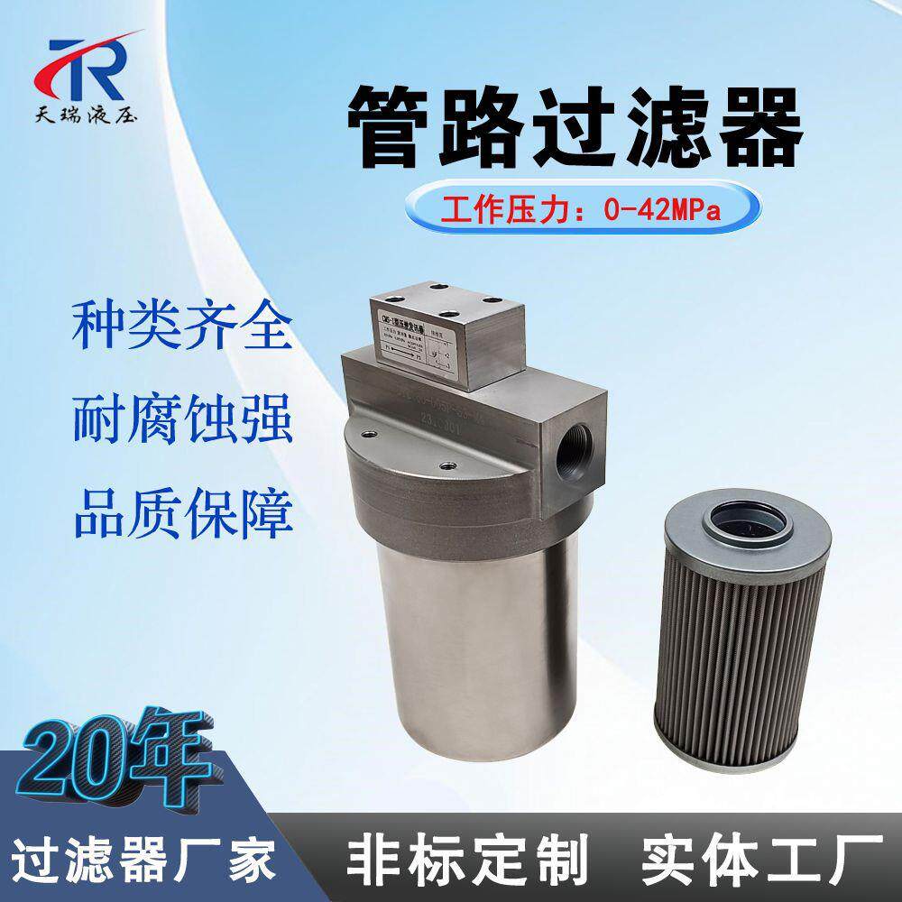 天瑞液压DYL160-005P-S3-M4液压过滤器非标管路过滤器铝合金过滤