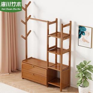 挂衣架落地简易卧室内房间家用晾衣架置物架衣帽间多功能柜衣帽架