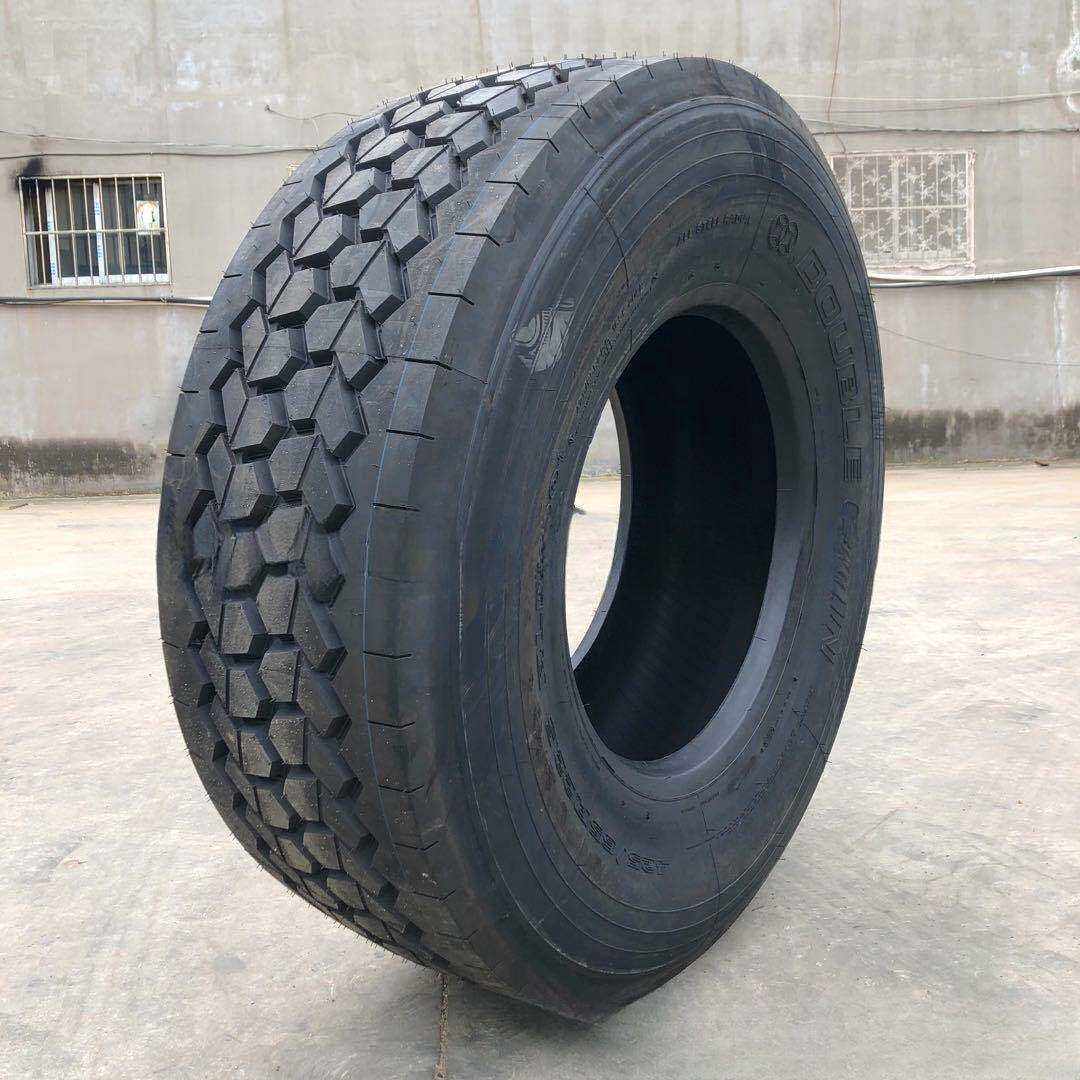 双钱油罐车轮胎 385/65R22.5轮胎 RLB900+花纹 挂车油罐车轮胎