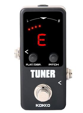 电吉他单块KOKKO TUNER MINI脚踏校音器FTN2 十二平均律校音器