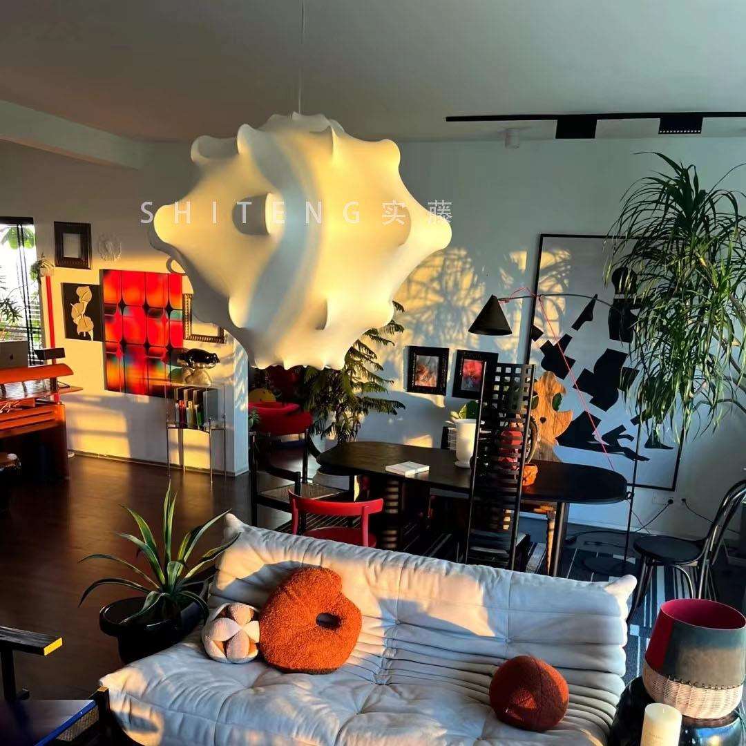 意大利flos蚕丝吊灯现代简约客厅餐厅创意个性别墅卧室艺术灯具