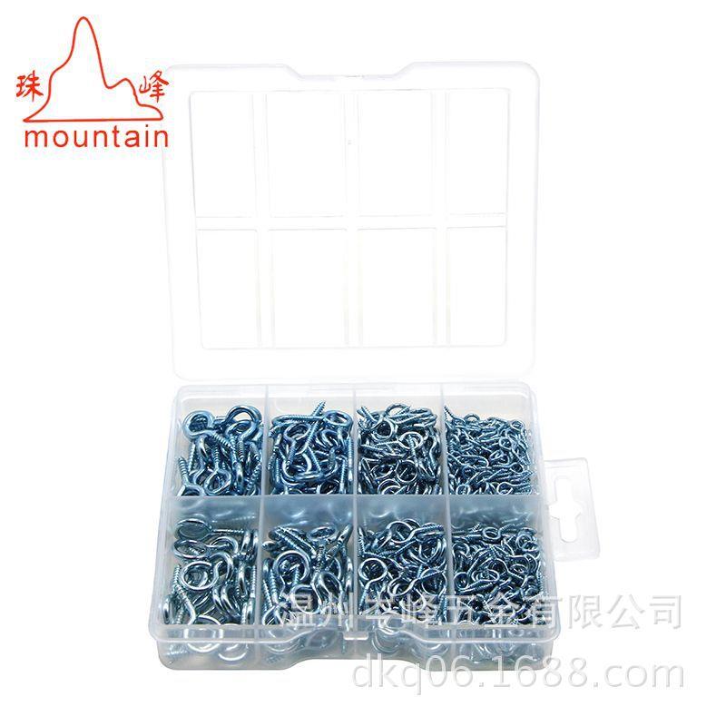 厂家直销吊环羊眼螺丝 闭口羊眼 羊眼螺丝钉套装八格组合