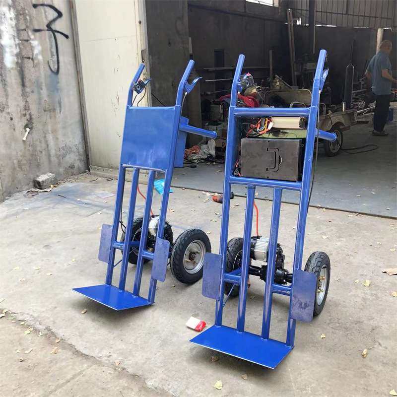 外贸出口电动手推车独轮运输拉货小推车山路爬坡多功能小型鸡公车