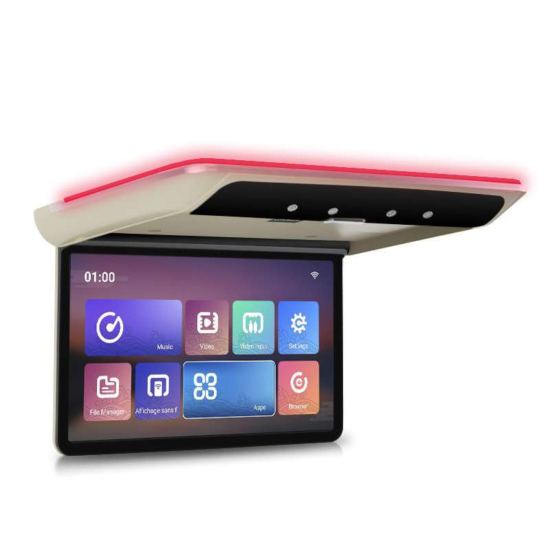 15.6寸车载吸顶显示器安卓高清8K汽车电视后排吊顶显示屏高清显示