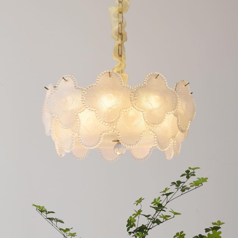 法式全光谱客厅吊灯轻奢灯具奶油风现代简约设计卧室吸顶新款灯