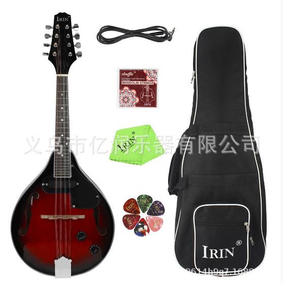 跨境藏族乐器电声曼陀林吉他八弦琴电箱曼德琳EQ曼陀铃电声吉他
