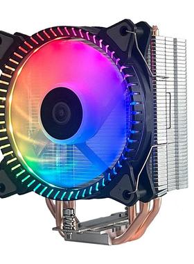 4热管CPU散热器风冷静音115X 1700 1366 2011双路X79主板电脑风扇