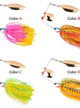 极速1pcs Spinner Bait 10G 16yG 17G Metal Lure Hard Fishing L