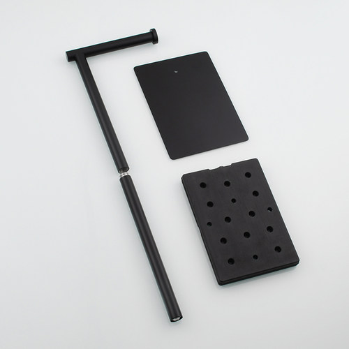 极速304不锈钢化妆室长方形底A座落地纸巾架浴室立卫生纸架免打孔