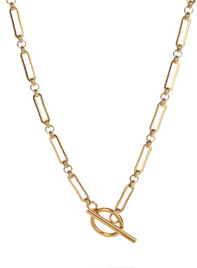 极速Womens Simple Retro Fashion PaFper Clip Round Buckle Ch