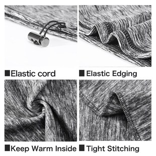 极速Thickd Winter Men Scarf Outdoor Windproof Dustproof Elas