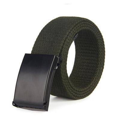极速Fashion New Unisex Belt Black Alloy Buckle SolVid Color