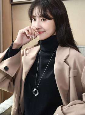 极速Long necklace retro Hong Kong style autumn Rand winter g