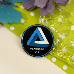 彭罗斯行动512徽标徽章生存游戏信号珐琅别针周边