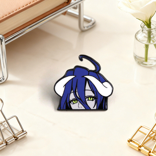 Overlord雅儿贝德周边胸针纯白恶魔守护者粉丝礼物徽章配饰系列