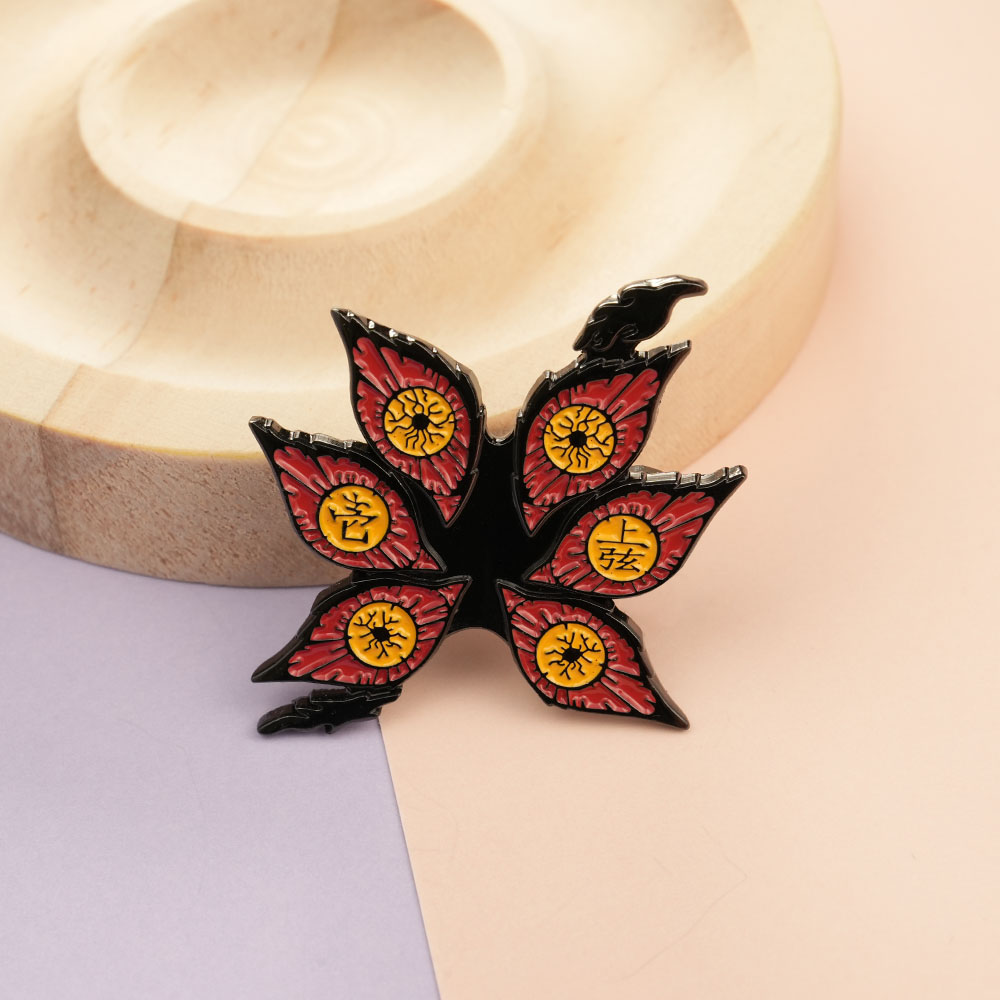 黑死牟眼睛徽章胸针动漫周边