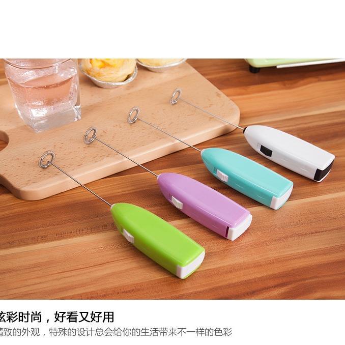 电动手持式家用厨房打蛋器 迷你不锈钢鸡蛋咖啡奶茶搅拌器