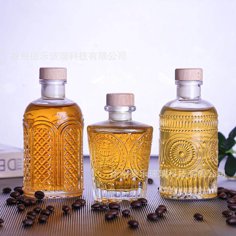 现货供应酒瓶空瓶果酒瓶100ml精致小酒瓶冷萃咖啡瓶香薰液分装瓶