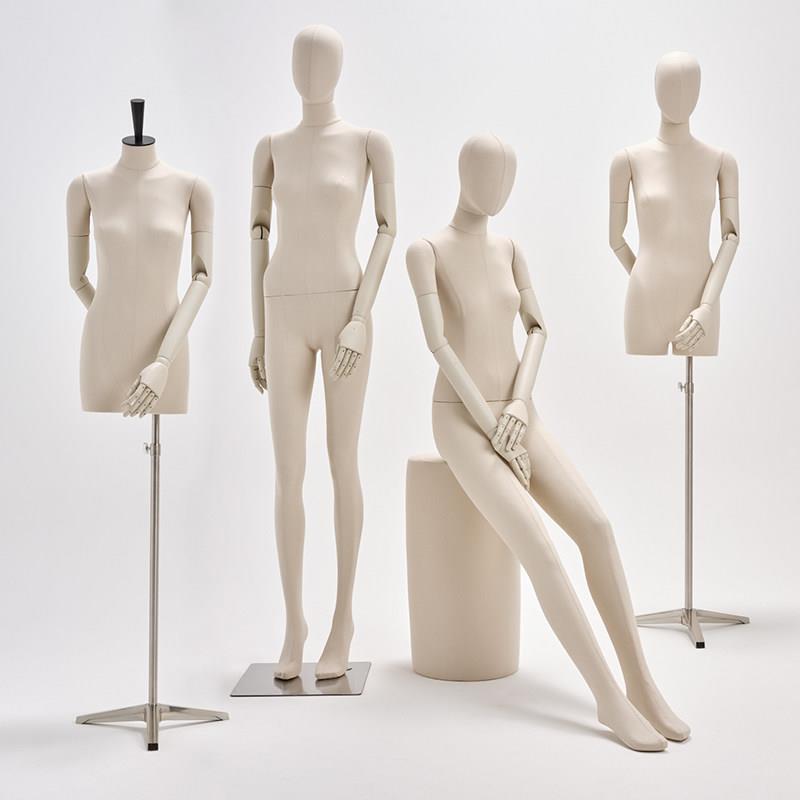 服装店高档模特展示架女装全身婚纱假人体半身模型橱窗陈列道具