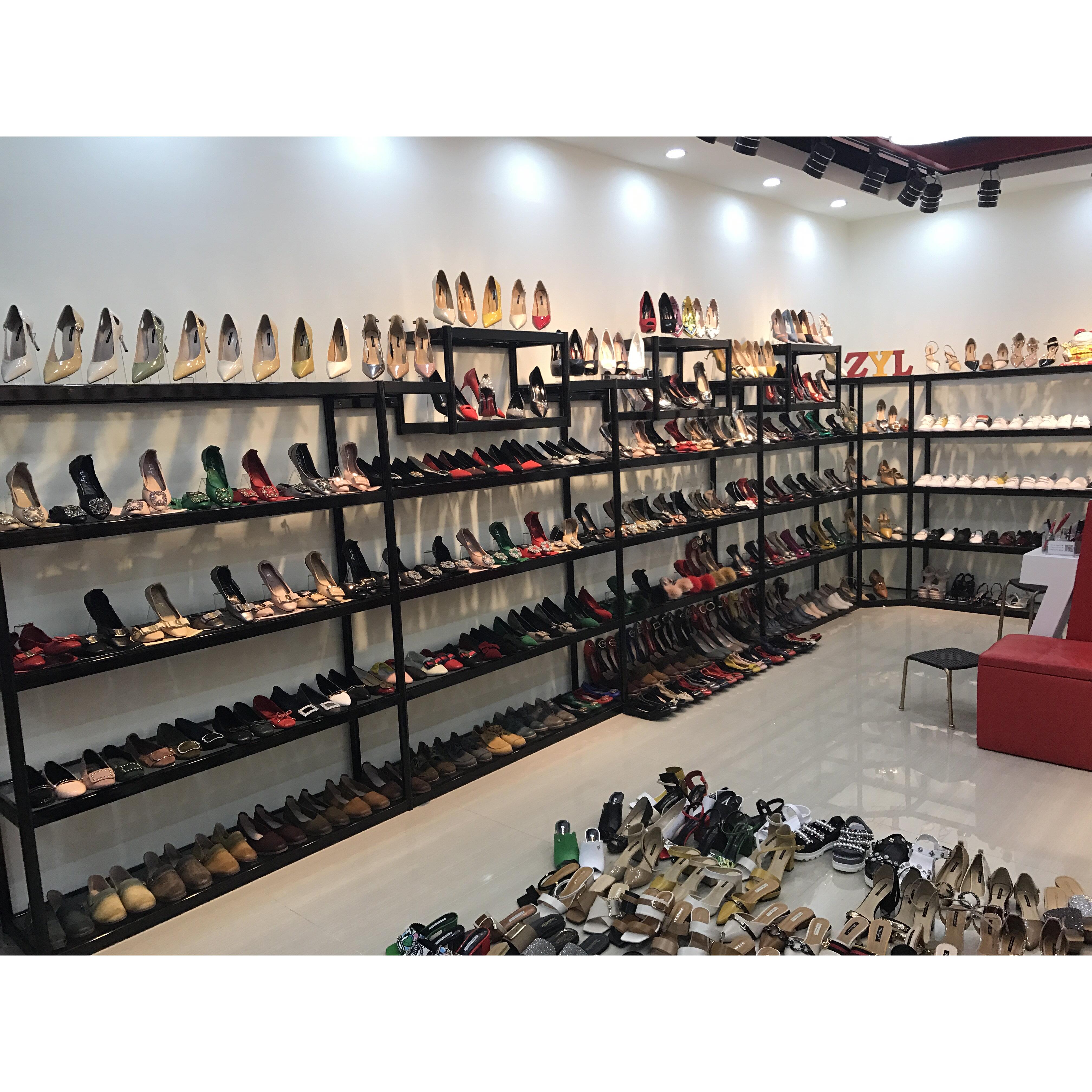 新款鞋店鞋架时尚组合多层鞋店展示架包店展示柜橱窗中岛鞋店货架