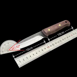 新星锻打弹簧钢加长刀手工刀 安大略18剁 分割刀 雷胖子户外