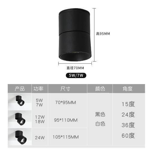 极速明装可折叠免钻孔射灯背景墙玄关天I花板灯 调角度轨道射灯客,家装灯饰光源,明装射灯,淘宝优惠券,粉丝福利购,淘宝优惠卷