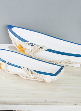 新品地中海d轮船海洋风格装饰品摆件创意船模型工艺品海盗船摆台