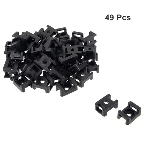 极速xcell 49Pcs/lot 9mms Hole Width HC-2S Black Cable Tie Mo