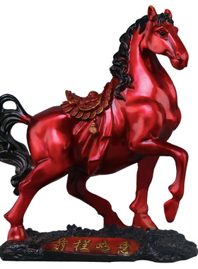 极速马到成功铜马摆件纯铜家居客厅办公室卧室生S肖马装饰开业工