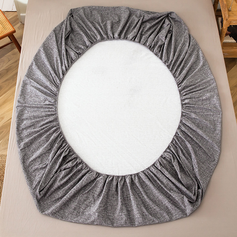 极速纯棉加d厚磨毛床笠单件全棉防滑固定床单席梦思床垫保护套床