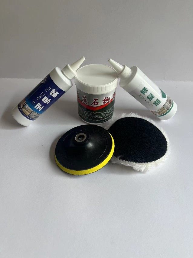 极速鹏泰石英石大理石等抛光打蜡亮光剂增亮O刮痕修复接缝抛光接