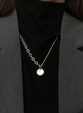 极速【巷南】纯银许愿项链轻奢毛衣链inJs嘻哈轻奢小众百搭夏锁骨