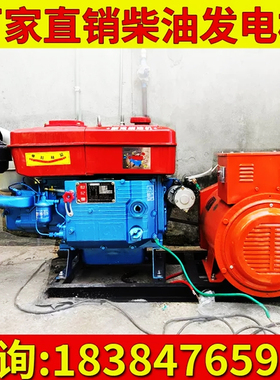 柴油发电机组单杠水冷小柴油发电机380JV三相220V单相备用电源