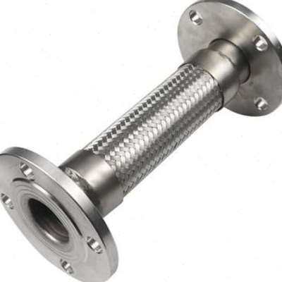 极速软连结金属软管法兰式m不锈钢波纹管DN50 65 80 100 125 150