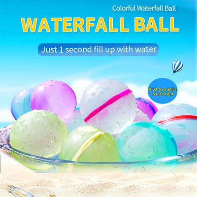 极速4/6/12 Reujsable Water Bomb Ball Water Balloons Absorben