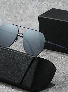 极速时尚尼龙偏光太阳镜多边形 男钓鱼太阳M眼镜 司机开车眼镜清