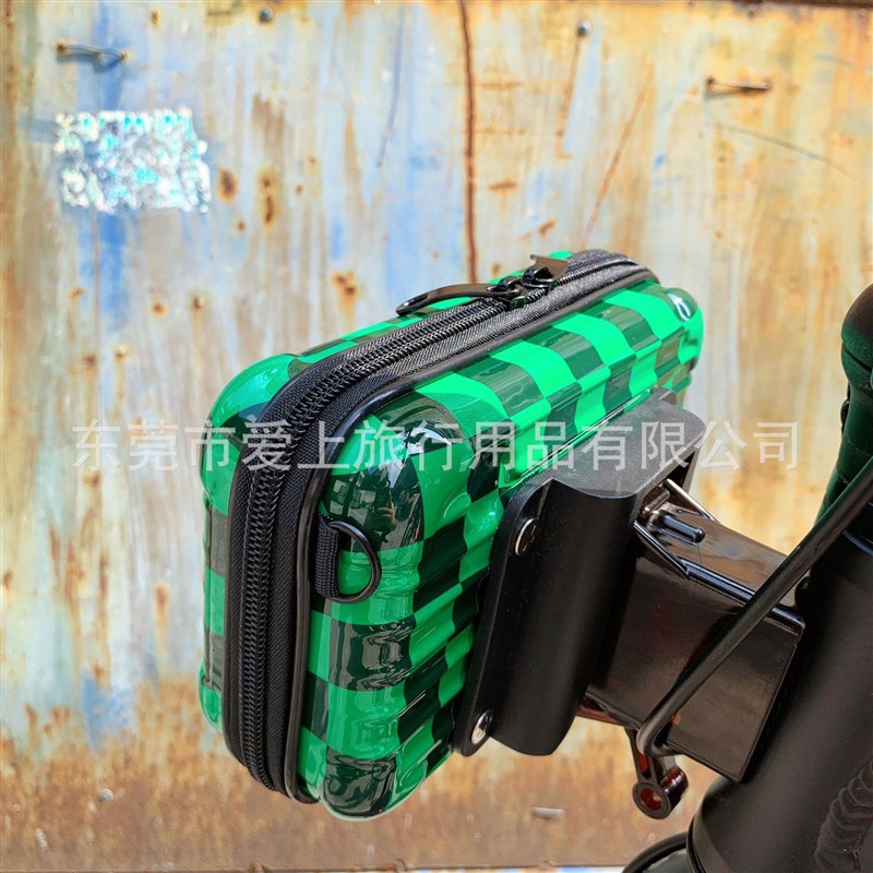 极速自行车前包小布猪鼻包t折叠车迷你旅行箱车头包可携式包ABSPC