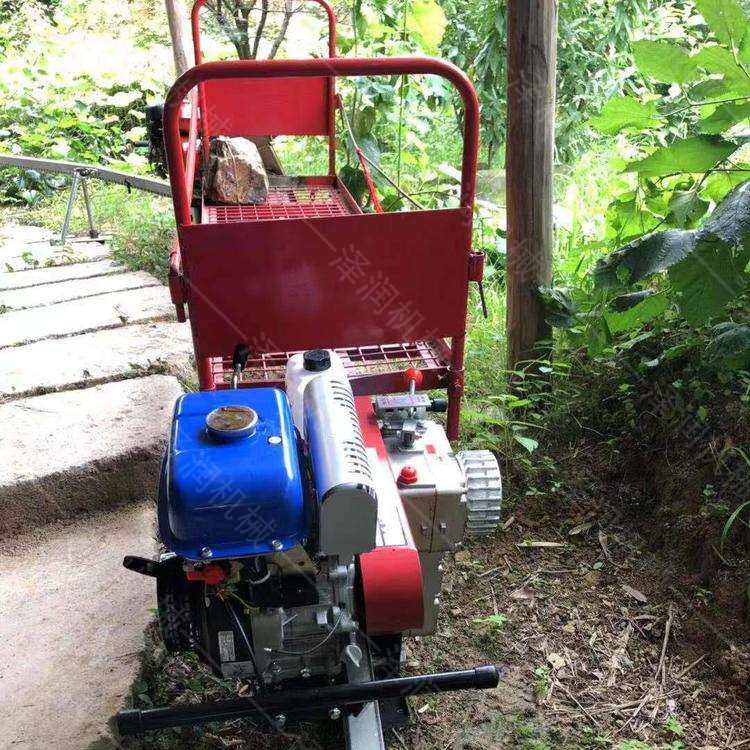 极速销山地单轨j运输车自走式菜园果园轨道运输机农用大马力爬坡