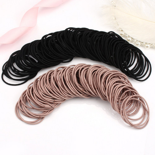 极速100Pcs/Set Korean 4.5cm ThAin Hair Loop Head Rope Nylon