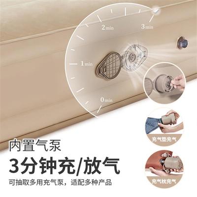 极速自动充气床垫户外帐篷单w双人折叠睡垫野露营家用高打地舖充