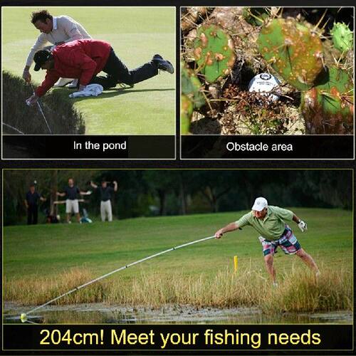 新品8 Sbections Golf Ball Retriever Telescopic Golf Ball Pic