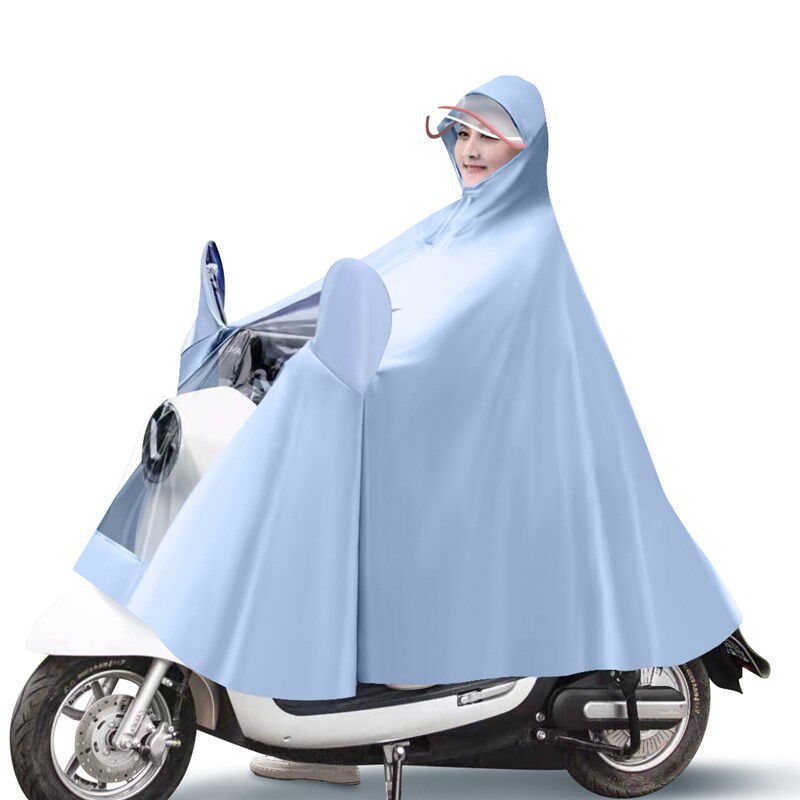 极速雨衣电动车亲子带娃雨t衣单人电动车透明加大加厚男女雨披防