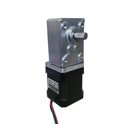 极速新品新品42蜗轮减速电机 速比17 42蜗轮电机P 42蜗SO轮步进马