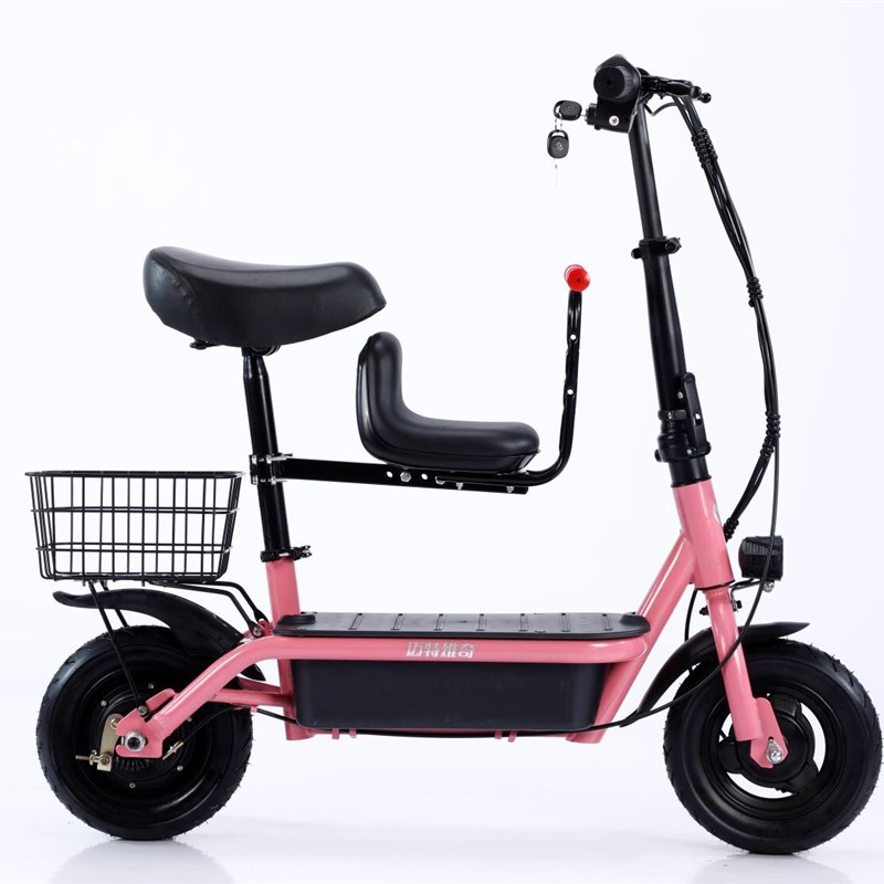 极速小臻电动车新款小型迷u你成人男女锂电轻便电动车智能折叠两