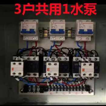 极速新品厂促厂i促水井3户3水塔3电磁阀3浮球共用1个潜水泵.室内