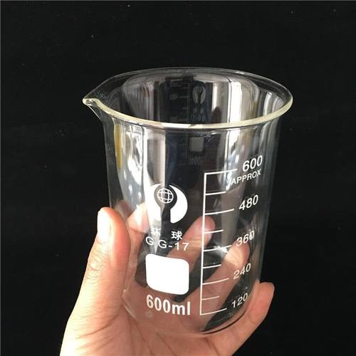 极速新品玻d璃烧杯501m002505001000带刻度耐高温材料实验